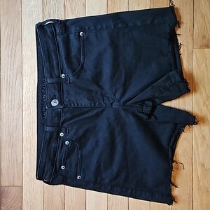 AEO sz 12 Midi Short Black Next Level Stretch